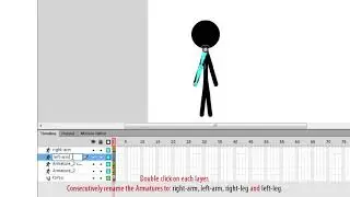 How To Create A Walking Stickman In Adobe Flash Using Bone Tool
