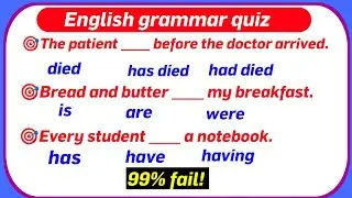 Mixed grammar quiz ⁉️ | Can You Score 30/30? | advanced grammar practice 
