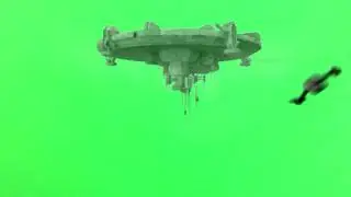 CHROMA KEY UFO ЛЕТАЮЩАЯ ТАРЕЛКА НЛО