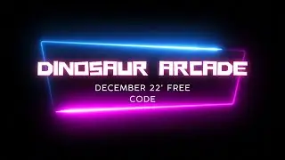 DNA Twitter Code - Dinosaur Arcade ROBLOX DECEMBER