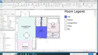Room Labelling and Legends in Revit