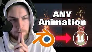 How to export ANY animation from Blender to Unreal Engine