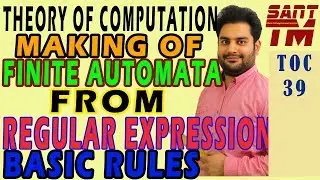 Rules for conversion of Regular Expression to Finite automata | Theory of Computation