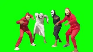 Guys dancing meme green screen