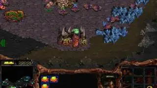 StarCraft Brood War.  Прохождение.  Часть 6.  3 я миссия за зергов.  «Кел Морианский синдикат»