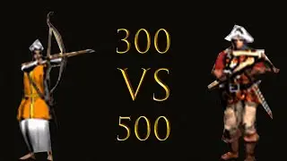 crossbowman500 vs 300 arab archer