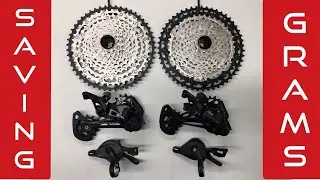Shimano SLX M7100 And XT M8100 Weight Comparison