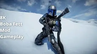 Star Wars Battlefront II - 8K Boba Fett Mod Gameplay (1313)