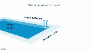 Animatie: Inhoud zwembad in liters