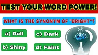 Master Synonyms in 5 Minutes! Boost Your Vocabulary Now | Synonym Challenge 