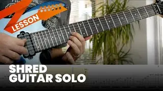 Shred Guitar Solo Lesson & Tab