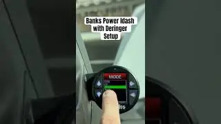 Banks Power Idash With Deringer Setup! #shorts #duramax #cummins #powerstroke