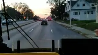 MTA MARYLAND:A Ride On The Route 40 QuickBus From Fayette&Paca Streets To Security BLVD At C.M.S.