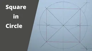 How to draw a square inside a circle