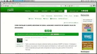 Xampp no menu com lxqt-sudo Ubuntu-1804-LTS e derivados...