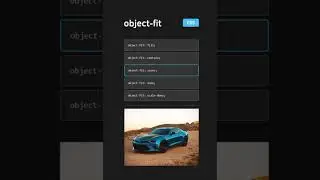 Object-fit property CSS     #html #css #coding #developer #frontend