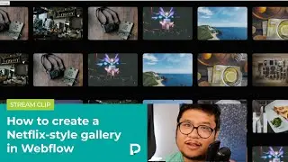 How to create a Netflix-style gallery in Webflow — Tutorial (2021)