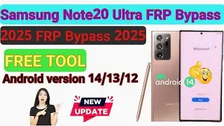 Samsung Note20Ultra Frp Bypass 2025 ADB Fix Frp Unlock