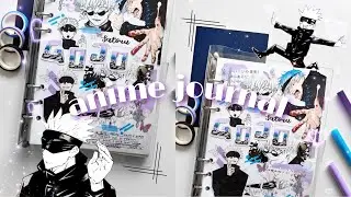 anime journal with me 🗯  │jjk, gojo, jujutsu kaisen !