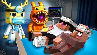We Survived 24H In The ANIMAL HOSPITAL In Minecraft!