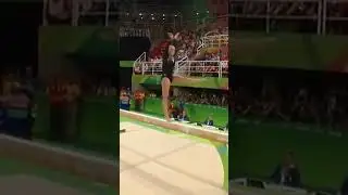Sanne Wevers performing her eponymous E skill a double L turn #olympics #shorts #gym #olympicgames
