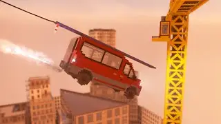 Cars Falls Off Building | Teardown