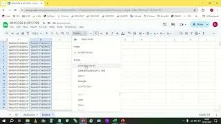 Generate Qr & barcode using google sheet