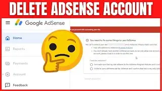 How to Delete AdSense Account | Delete Disabled AdSense Account | Already have an adsense account