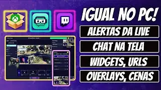 Como fazer live do XBOX para TWITCH usando Streamlabs Console (Alertas + Chat + Overlays + Cenas)