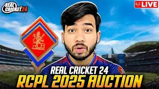 IPL Mega Auction – Building RCB’s Dream Team in Real Cricket 24 🏆
