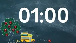 1 Minute Back to school timer with music and alarm