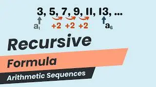Recursive Formula for Arithmetic Sequences ➕