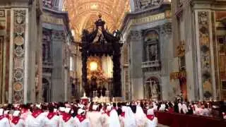 Mass in St. Peter's Basilica - May 2013
