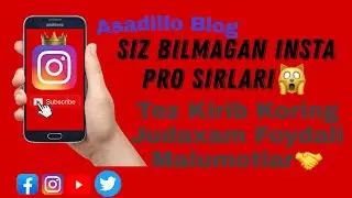 Instagram Sirlari SIZ bilmagan Ajoib Funkisyalar