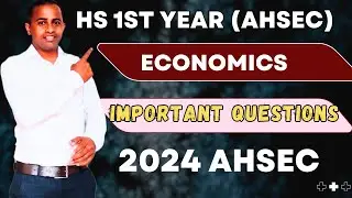 hs 1st year economics important question answer 2025 ahsec| common question answer 2025 unit 1