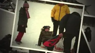 Урок физкультуры - Лыжи 2012, Начальная школа №859, г. Москва