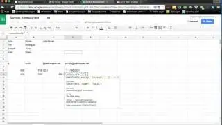 Google Sheets Video #4   Concatenate Feature