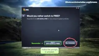 Remove AVG Free Antivirus 2016 within Clicks