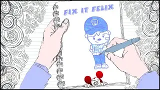 Learn How to Draw 'Fix-It Felix' (A supporting character in Wreck-It Ralph)