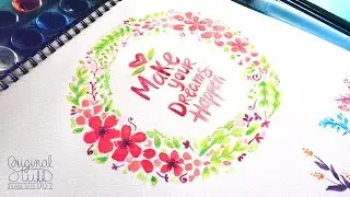 Tarjetas con diseños florales [Acuarelas / Watercolor]