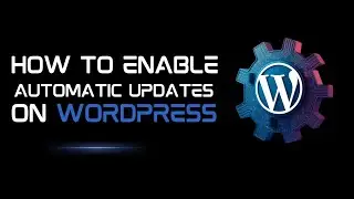How to Enable AUTOMATIC Update on WordPress (Including Plugins & Themes)