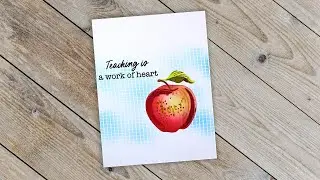 No-Line Stenciling - Teacher Appreciation