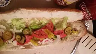 Fish Po'boy Sandwich