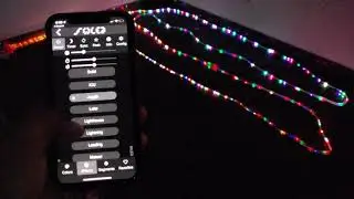 WLED | Testing 800 neo pixel leds with wled effects.