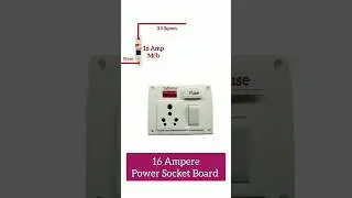 16 Amp Ss Combined Wiring, Power Socket Board Connection #sscombinedconnection #housewiring #wiring