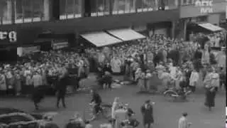 Louis Armstrong ankommer Oslo (1952)