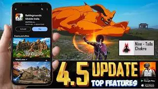 BGMI NEW UPDATE 4.5 - TOP  FEATURES, NIGHT MODE, BOSS FIGHT & MORE