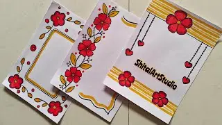 Red Border Designs❤️/Project Work Designs/A4 Sheet/Assignment Front Page Design for School Project