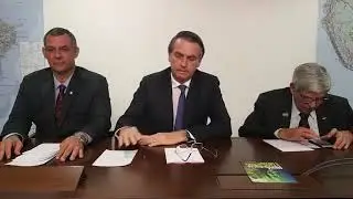 Pronunciamento do presidente do Brasil Jair Bolsonaro
