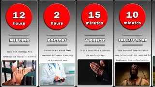 Comparison: 24 hours before the death penalty